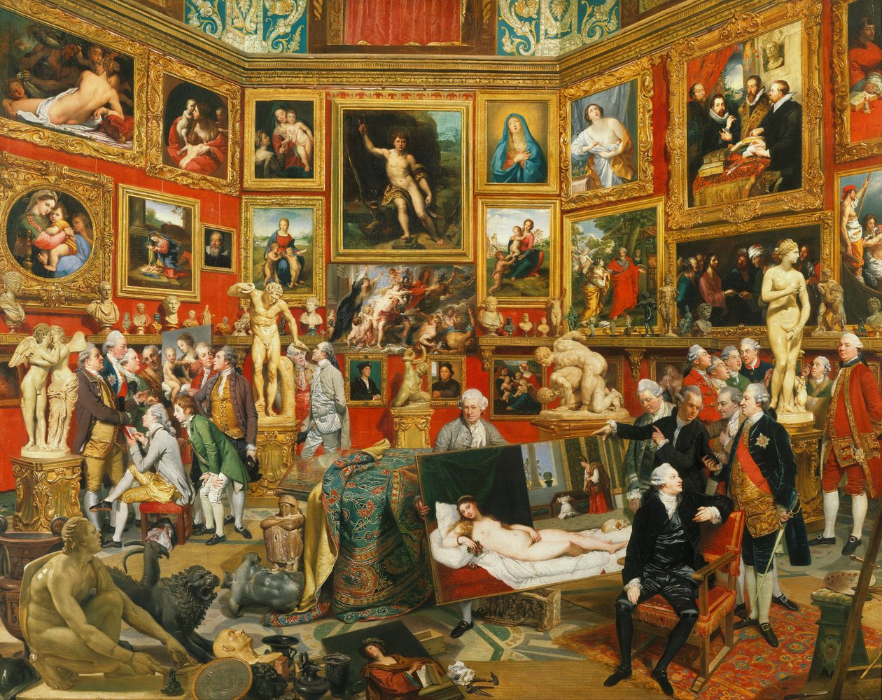 The Tribuna of the Uffizi by Johann Zoffany
