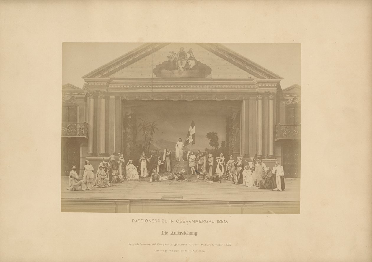 Passion Play of Ober-Ammergau - The Resurrection by Johannes Bernhard