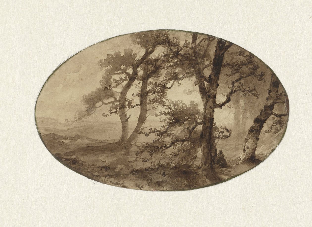 Forest Edge by Johannes Franciscus Hoppenbrouwers