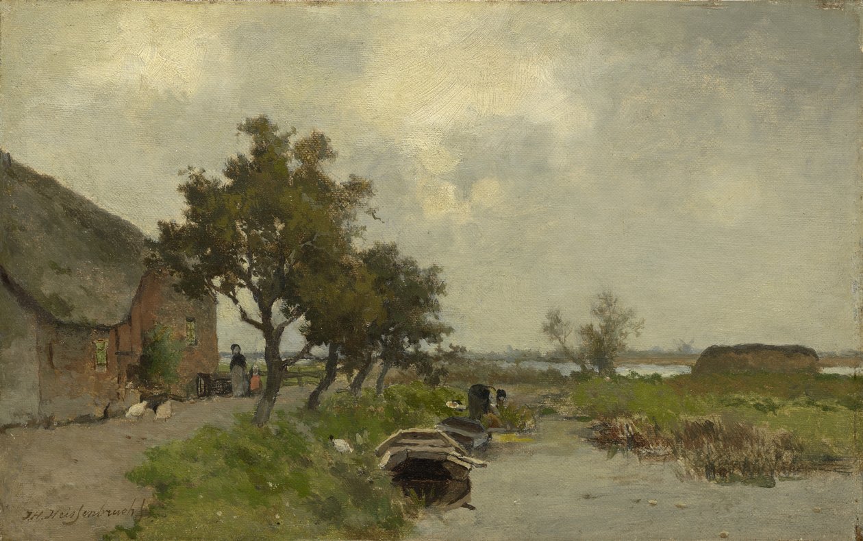 Washing Clothes by Johannes Hendrik Weissenbruch