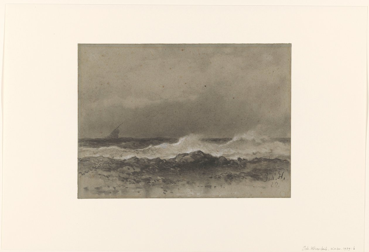 Seascape by Johannes Hilverdink