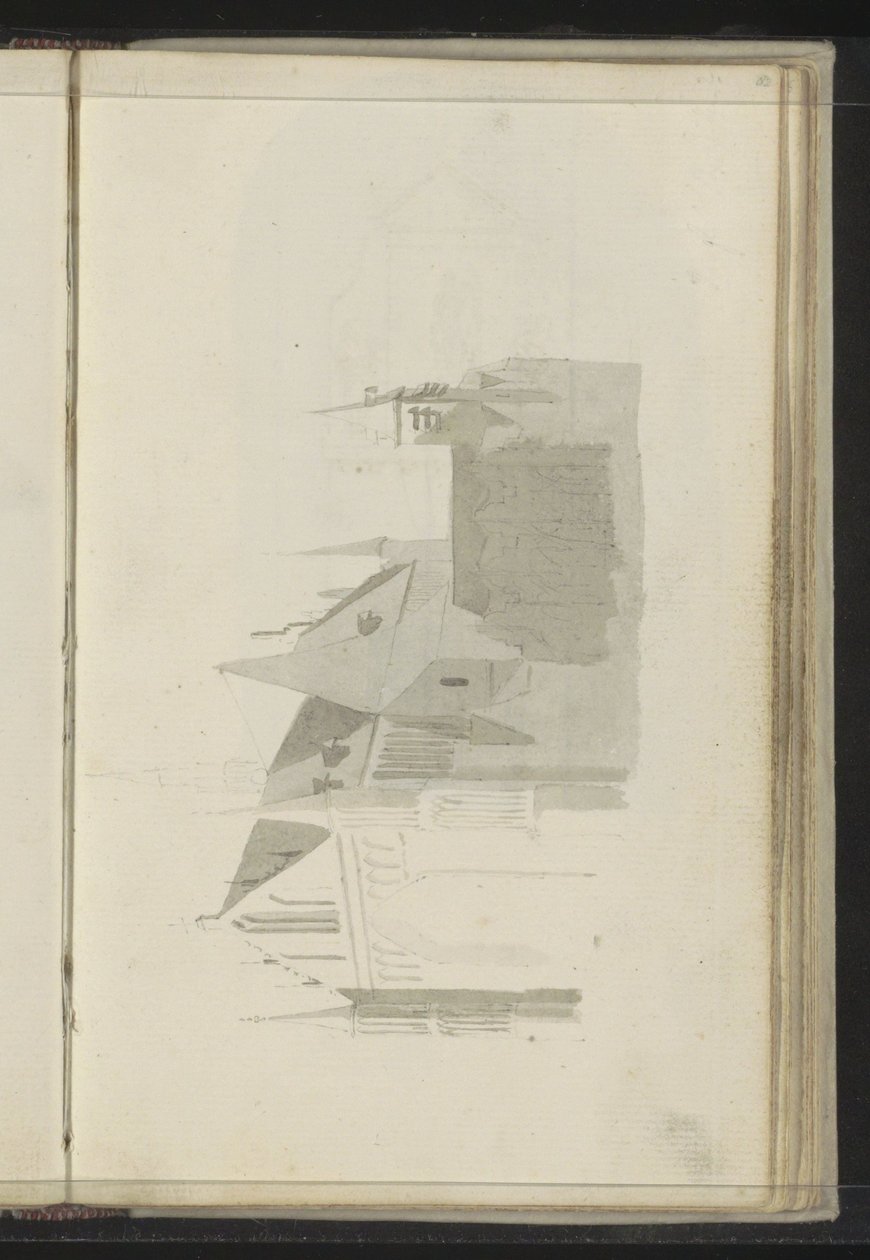 Hooglandse Church in Leiden by Johannes Huibert Prins