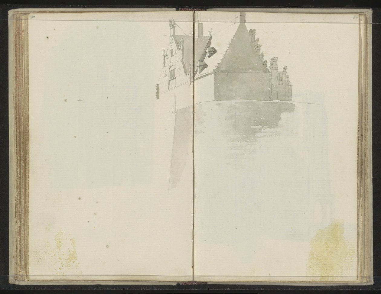 Watersloot Gate in Delft by Johannes Huibert Prins