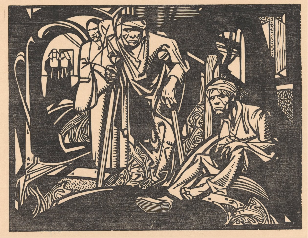 Wounded in a Church by Johannes Josephus Aarts