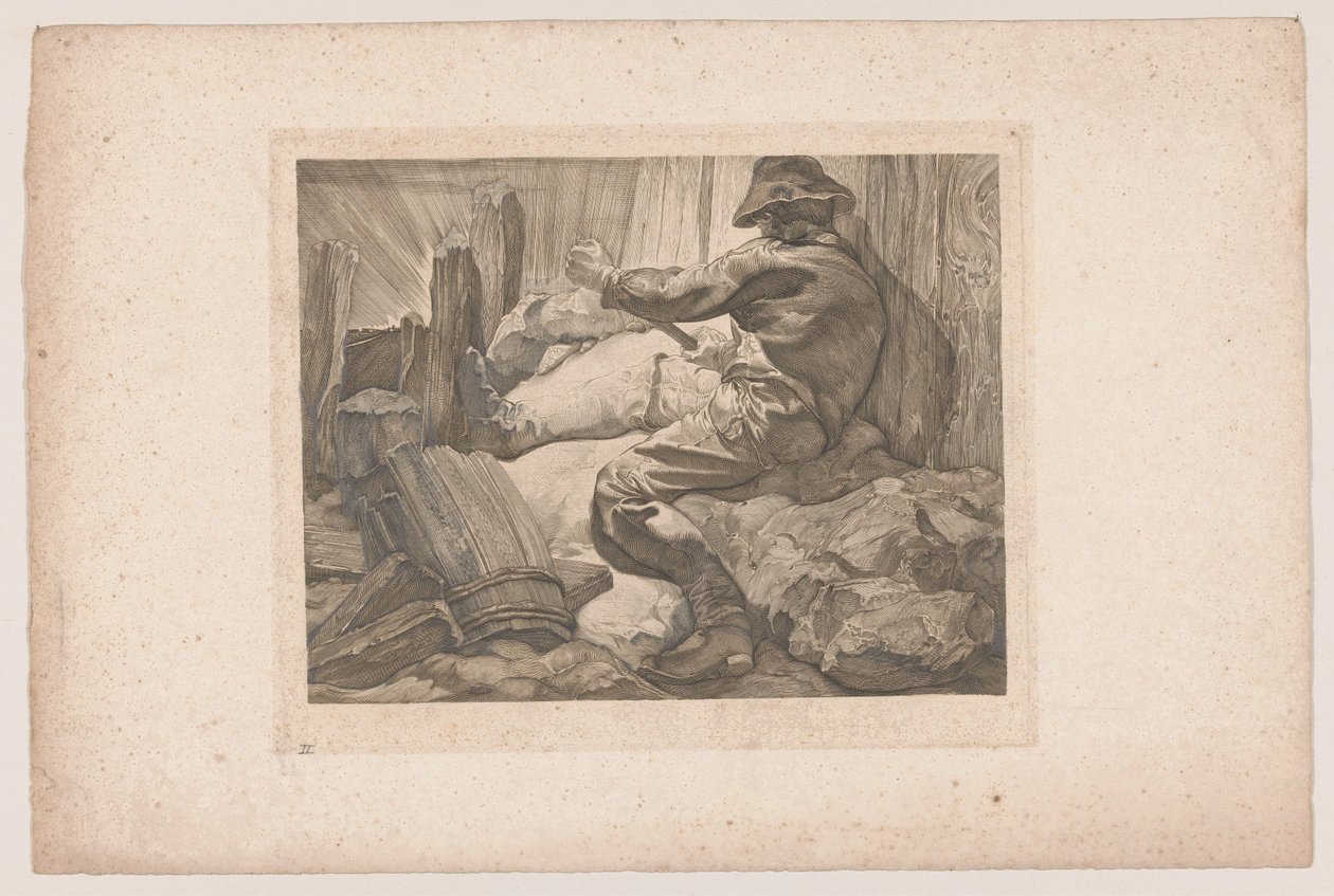 Worker wriggling by Johannes Josephus Aarts