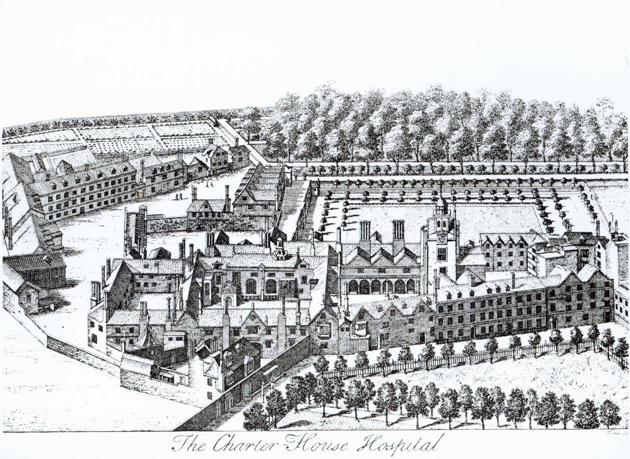 The Charterhouse Hospital by Johannes Kip