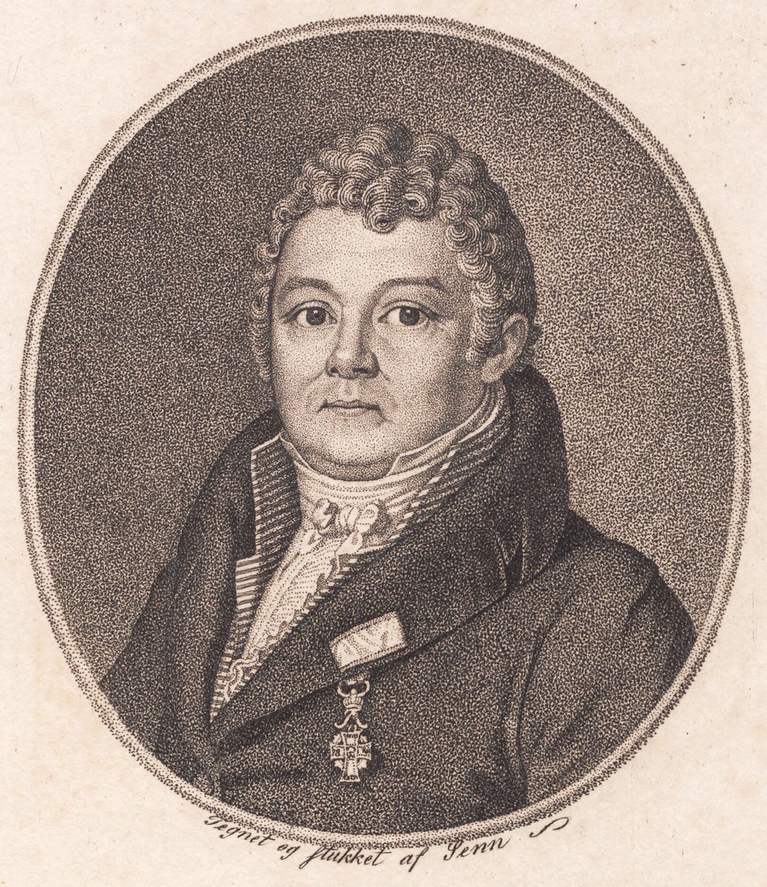 Actor H.C. Knudsen by Johannes Senn