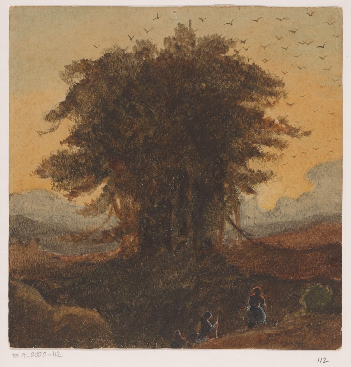 The Tree with Many Birds by Johannes Tavenraat