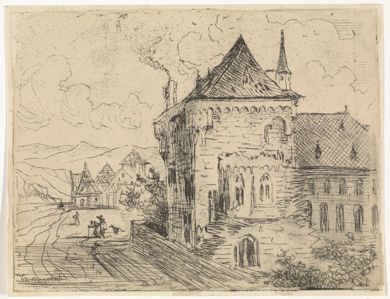 Building in Boppard by Johannes Tavenraat