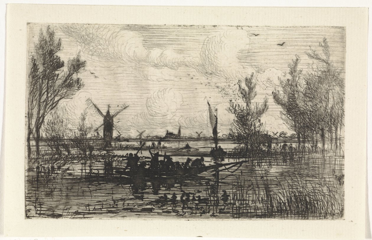 Dutch Landscape by Johannes Tavenraat