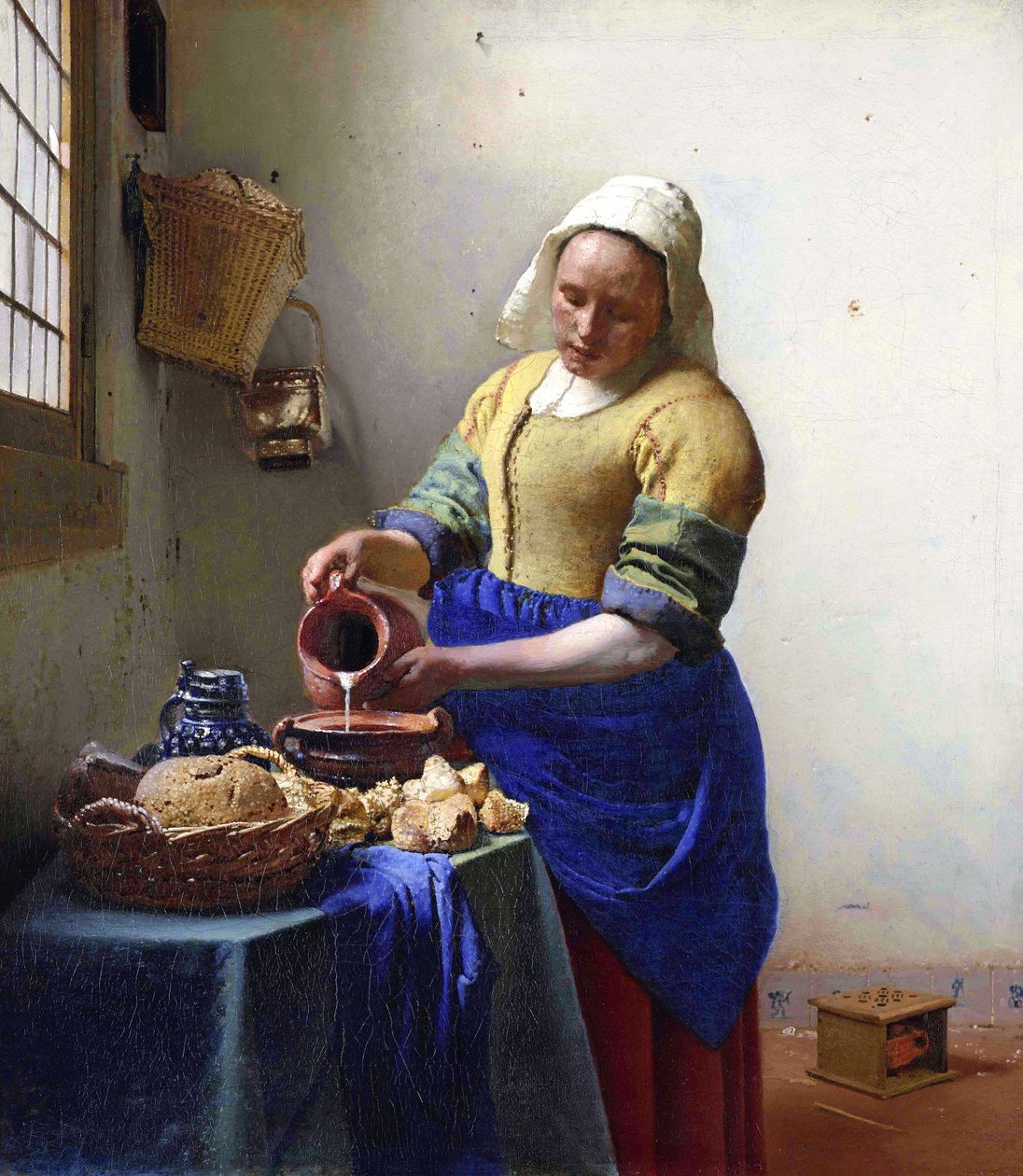 The Milkmaid by Johannes Vermeer