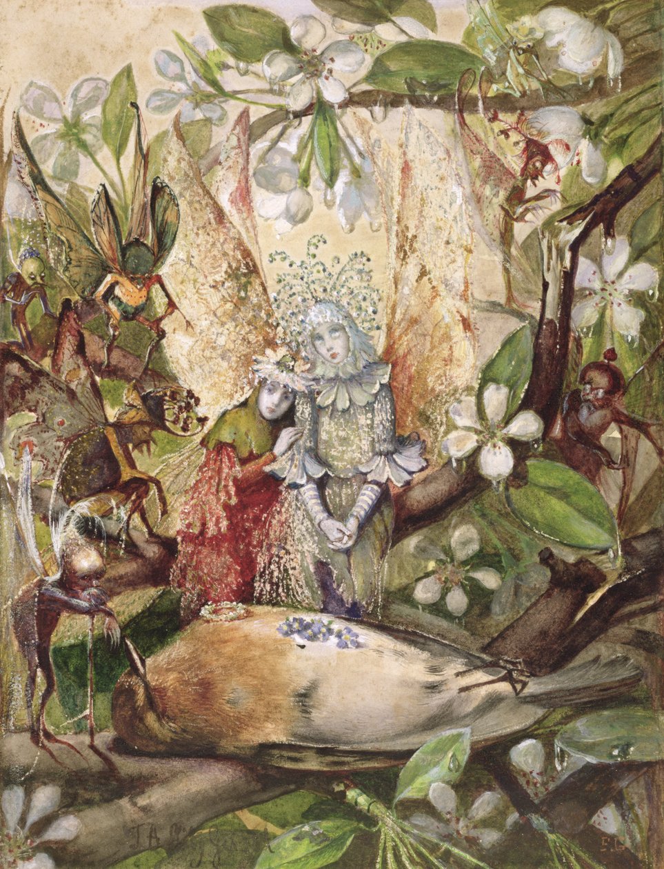 The Death of Cock Robin by John Anster Fitzgerald
