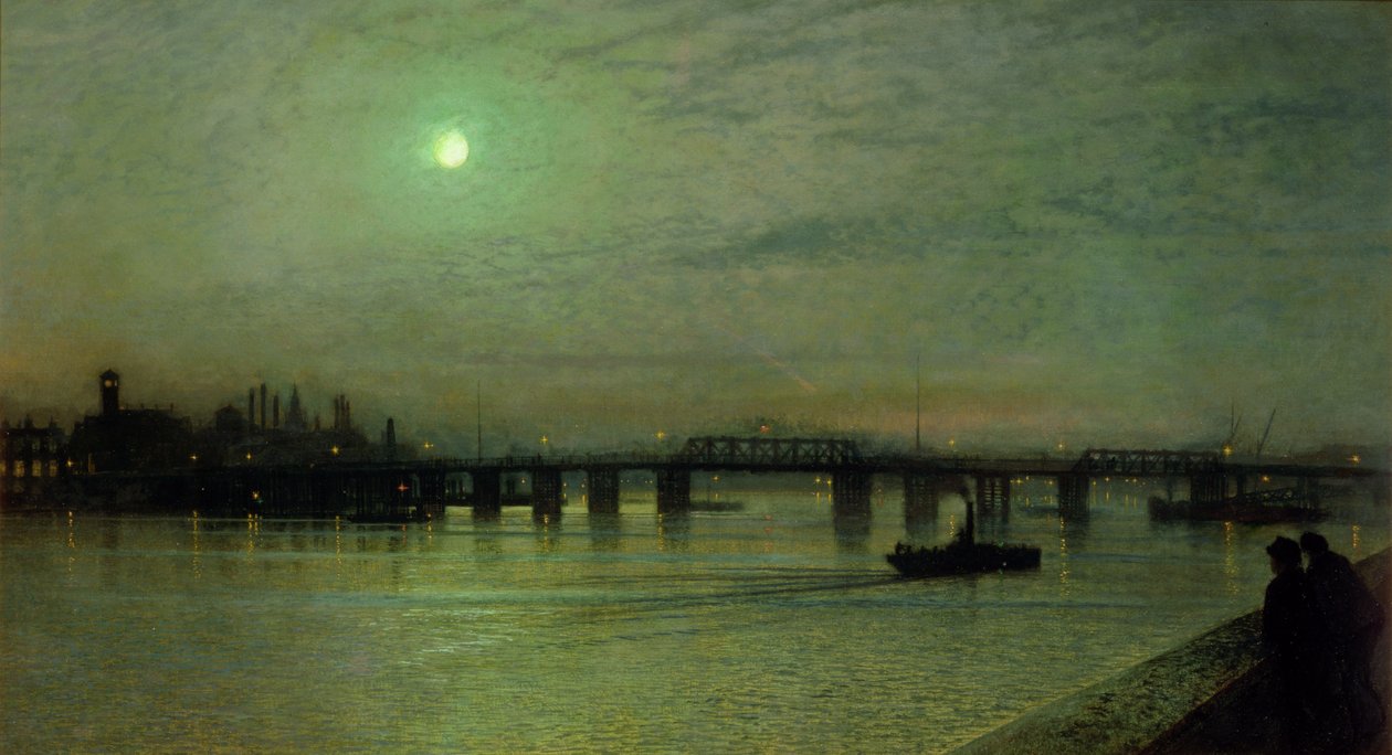 Battersea Bridge, 1885 by John Atkinson Grimshaw