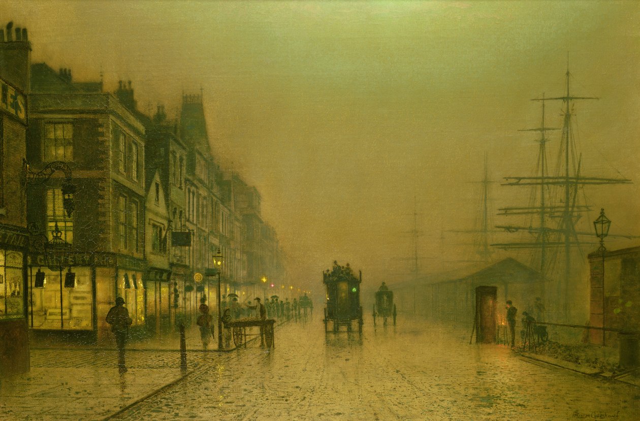 Liverpool Docks by John Atkinson Grimshaw