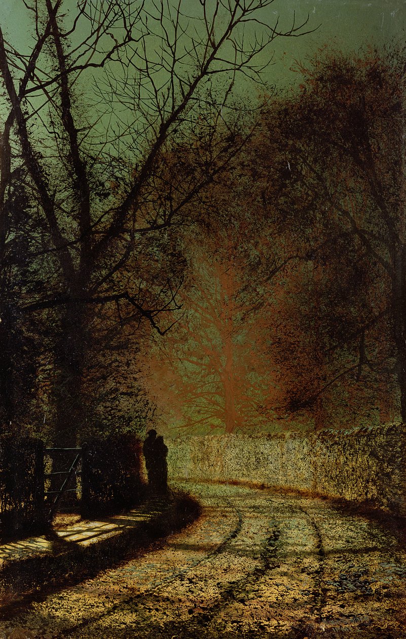 The Lovers by John Atkinson Grimshaw