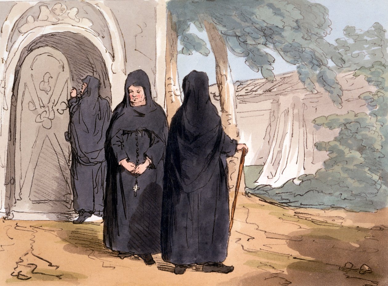 Nuns by John Augustus Atkinson