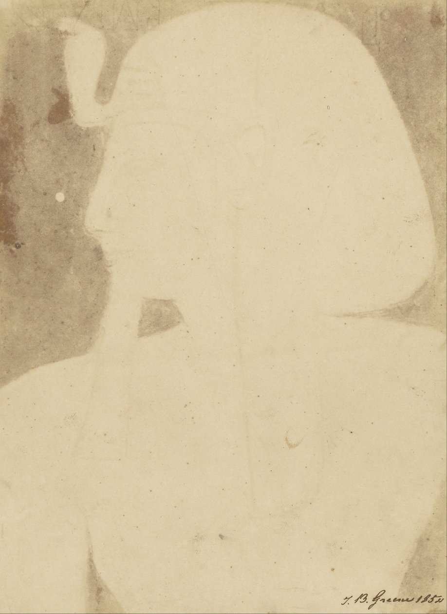 (Hieroglyphic Head Facing Left) by John Beasly Greene