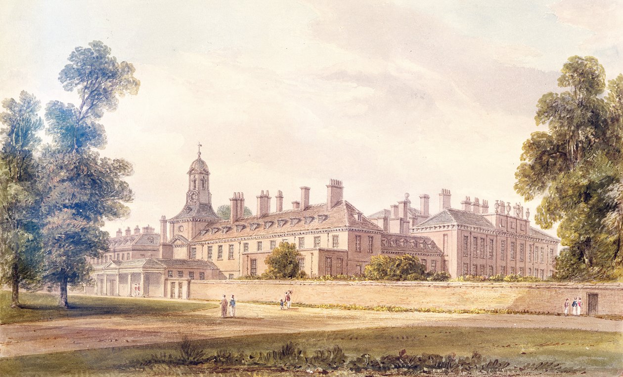The South-West view of Kensington Palace, 1826 by John Chessell Buckler
