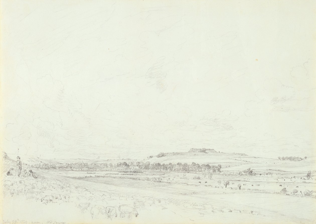 Old Sarum at Noon, 1829 by John Constable