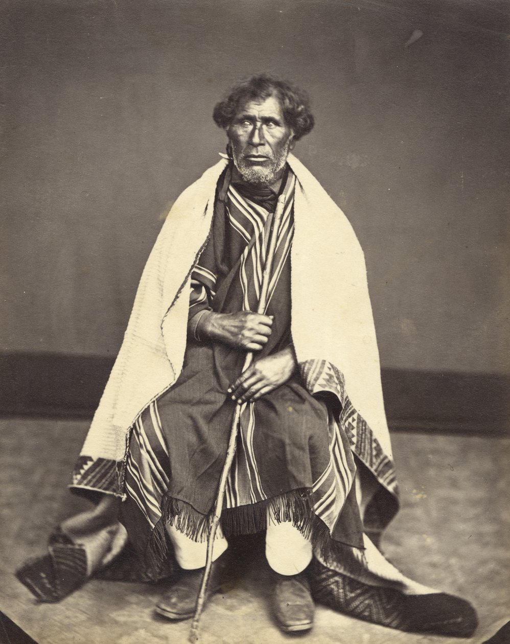King of Tairoa, c.1860 by John Nicol Crombie