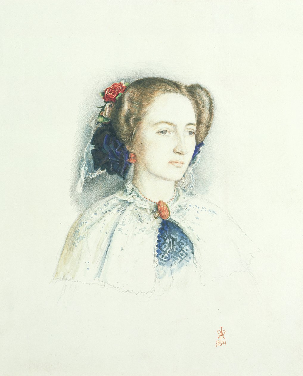 Portrait of Effie Ruskin, Later Lady Millais by John Everett Millais