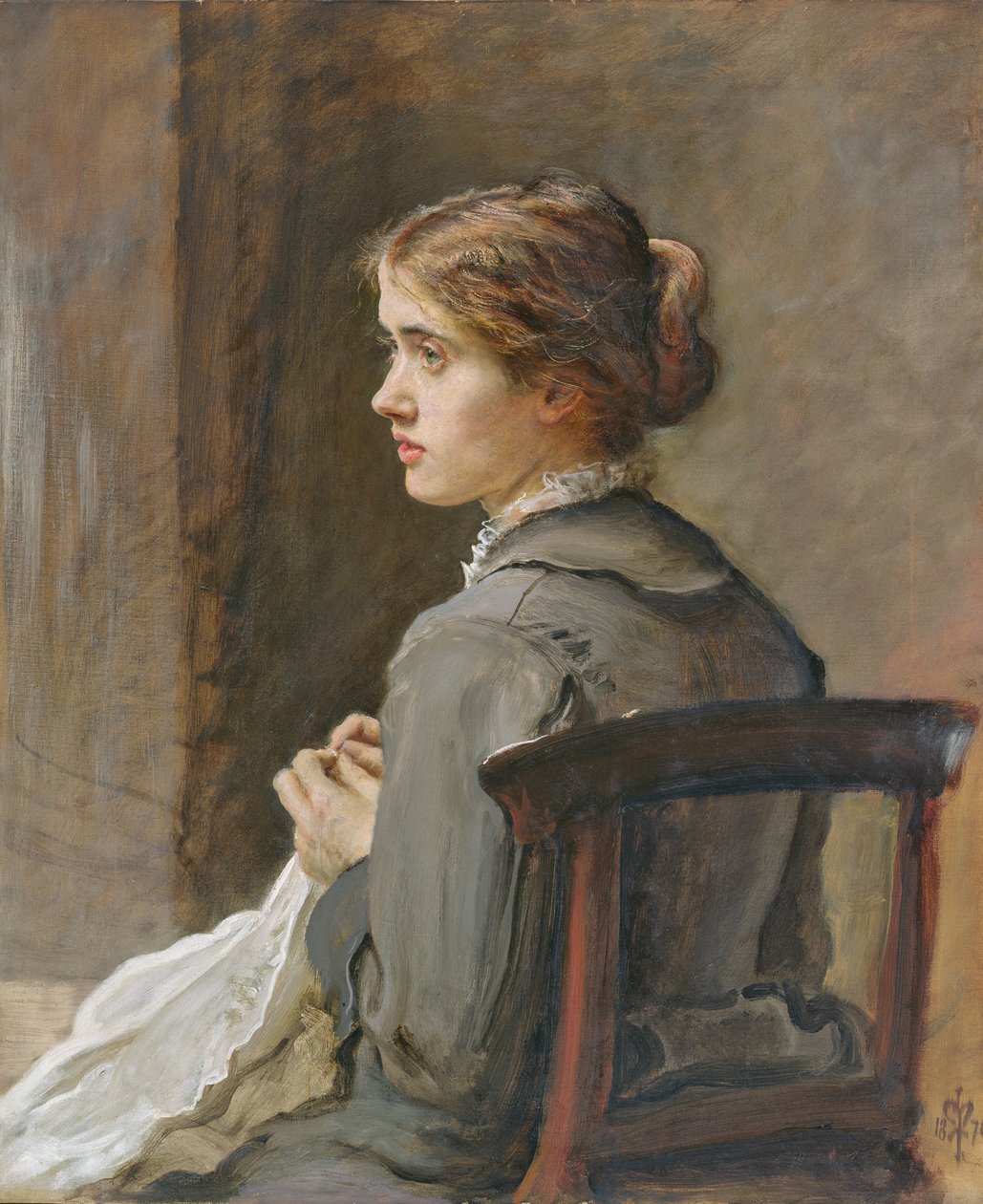 Stitch! Stitch!, 1876 by John Everett Millais