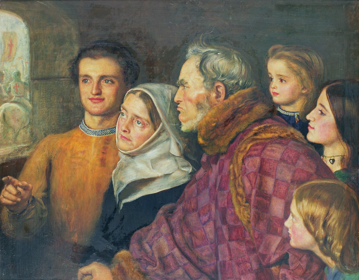 The Departure of the Crusaders by John Everett Millais