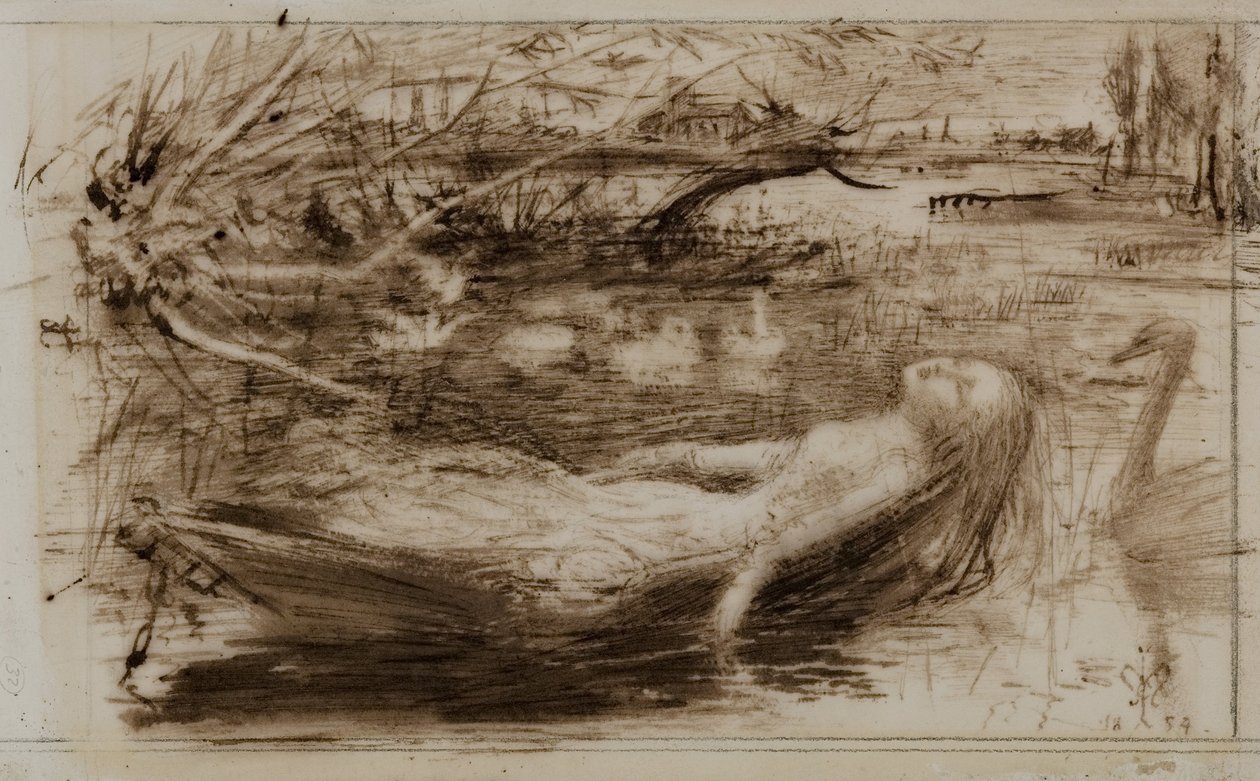 The Lady of Shalott by John Everett Millais