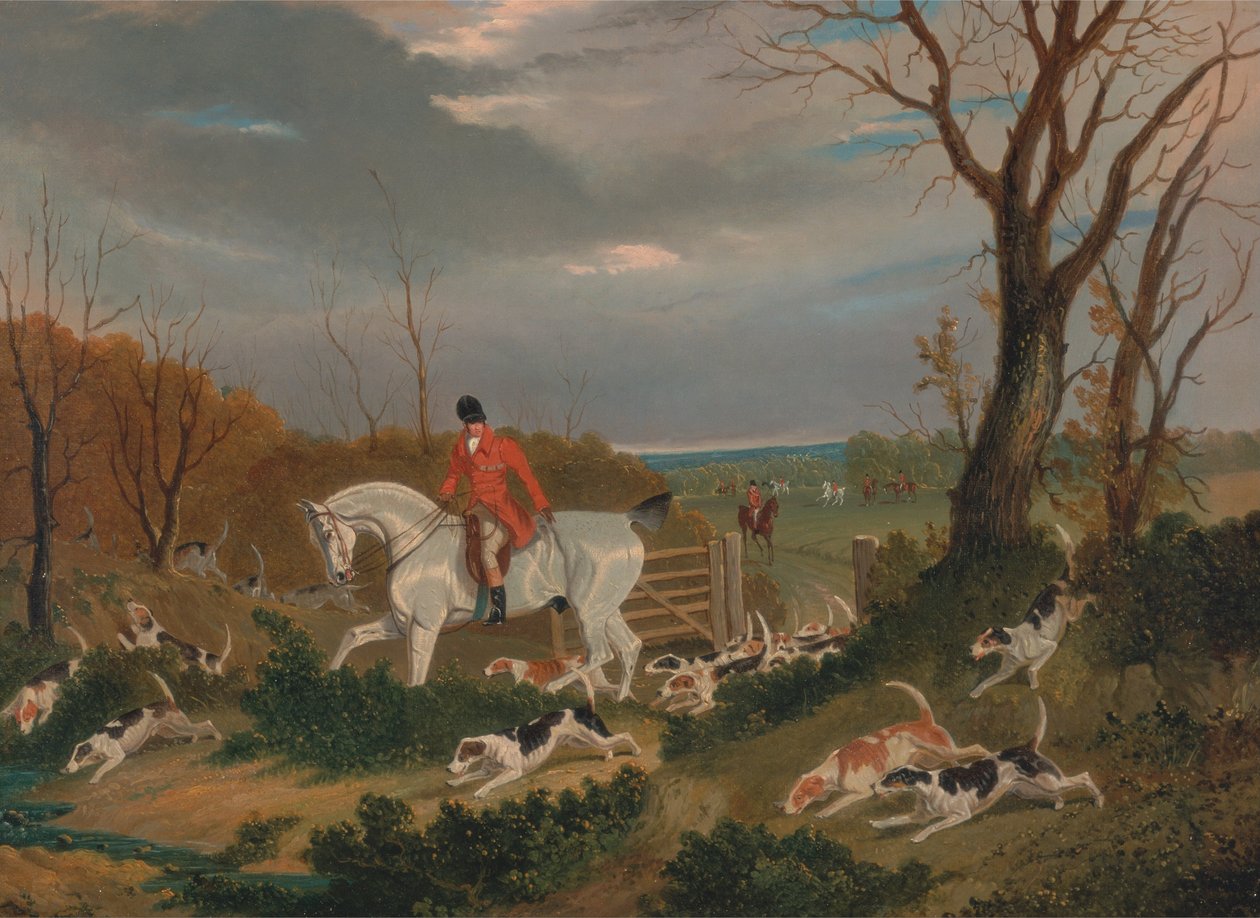 The Suffolk Hunt - Going to Cover Near Herringswell by John F. Herring