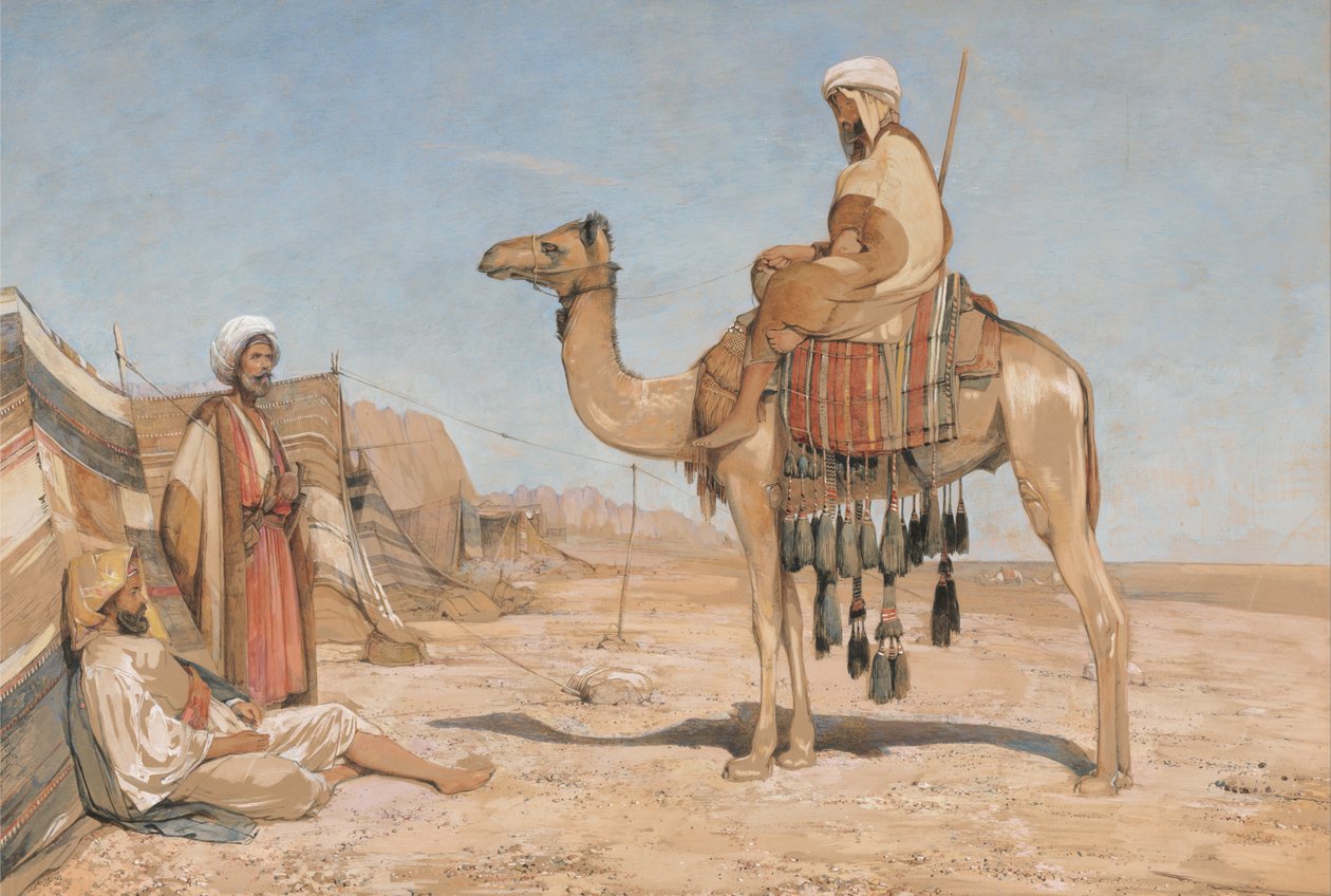 A Bedouin Encampment; or, Bedouin Arabs by John Frederick Lewis