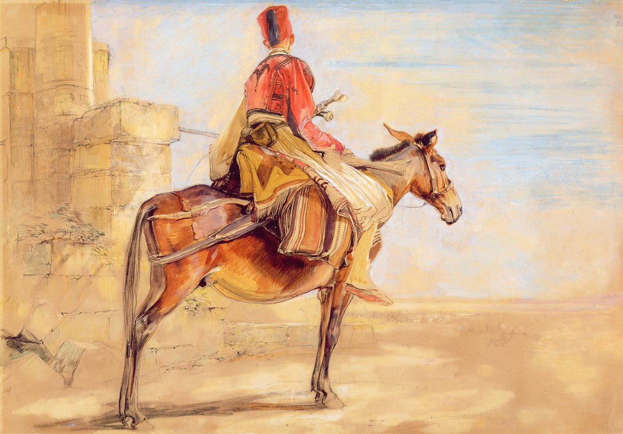 A Turkish Outpost, 1850 by John Frederick Lewis