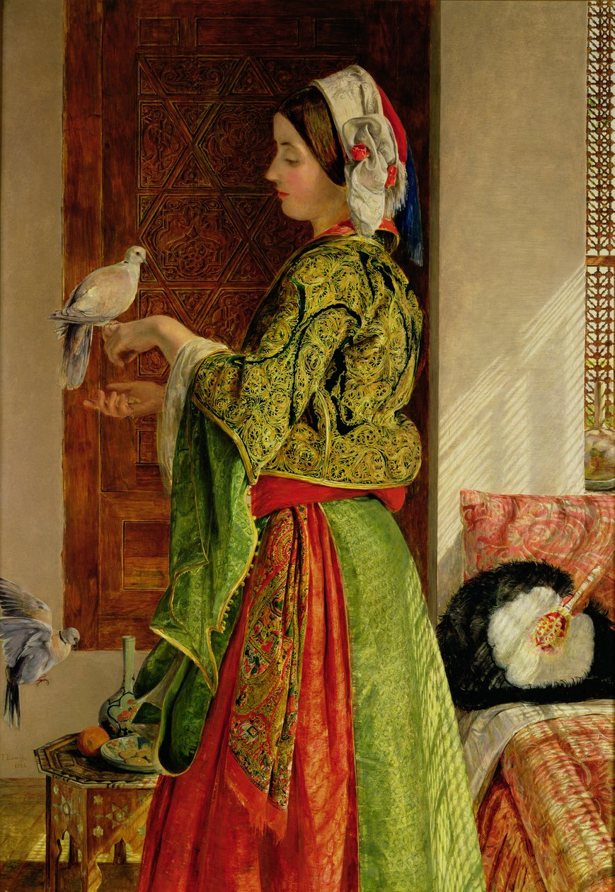 Caged Doves by John Frederick Lewis