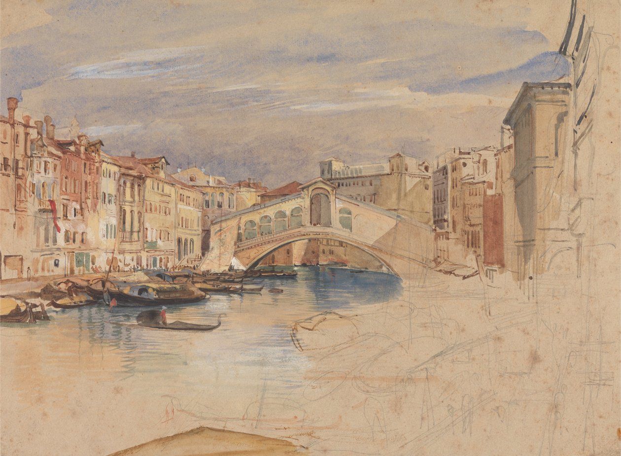 Venice - The Grand Canal and Rialto by John Frederick Lewis