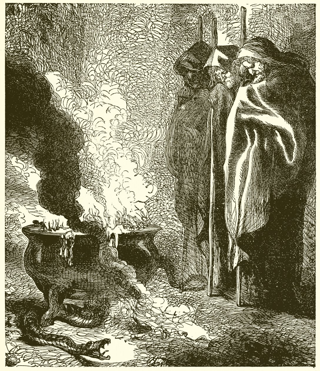 Macbeth: The Three Witches by John Gilbert