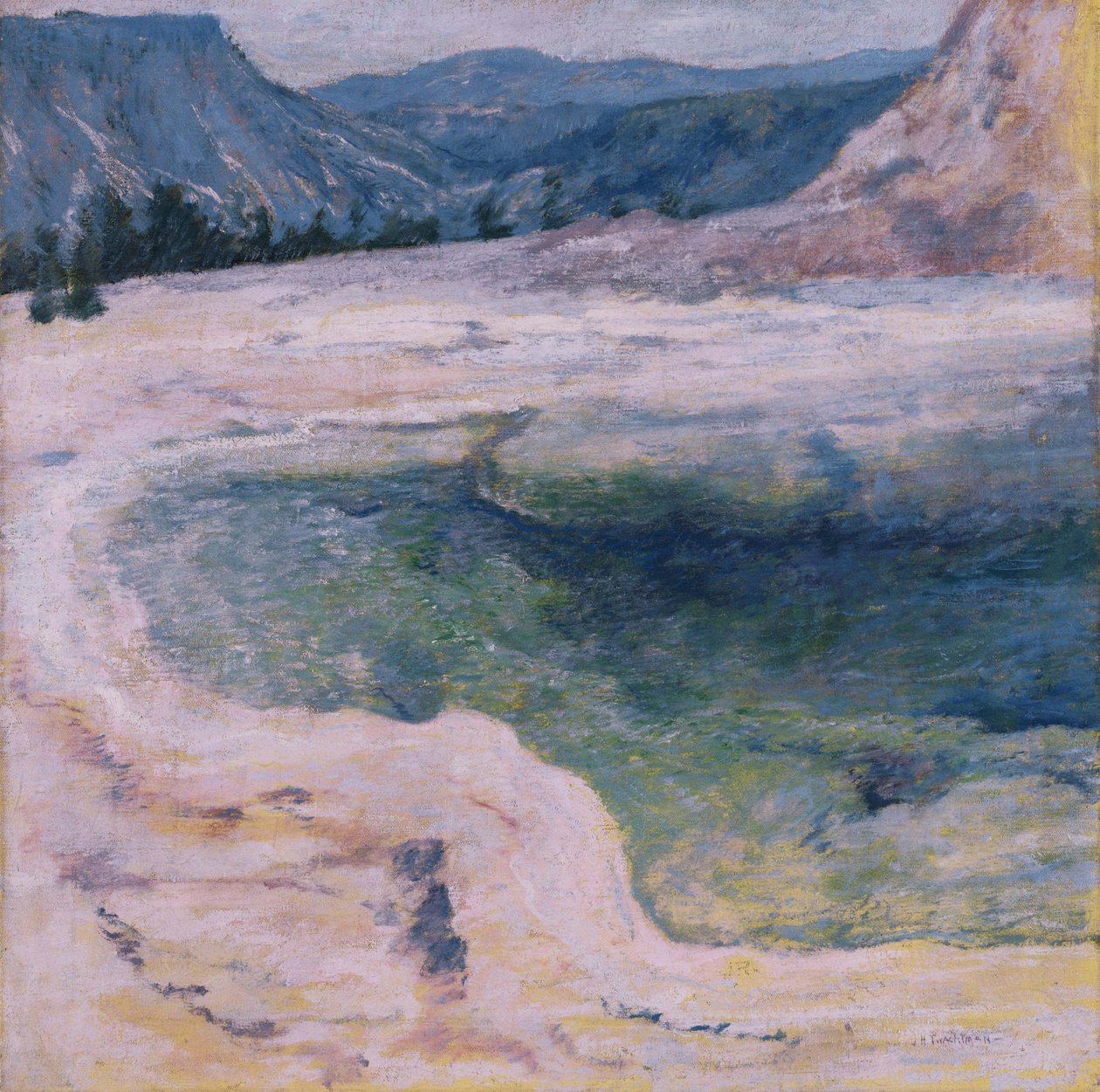 The Emerald Pool by John Henry Twachtman