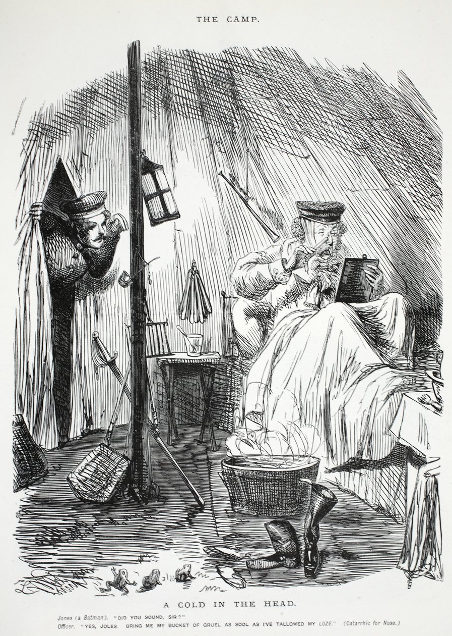 A Cold in the Head by John Leech