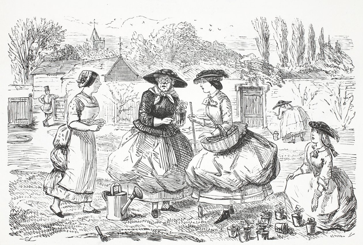 Garden by John Leech
