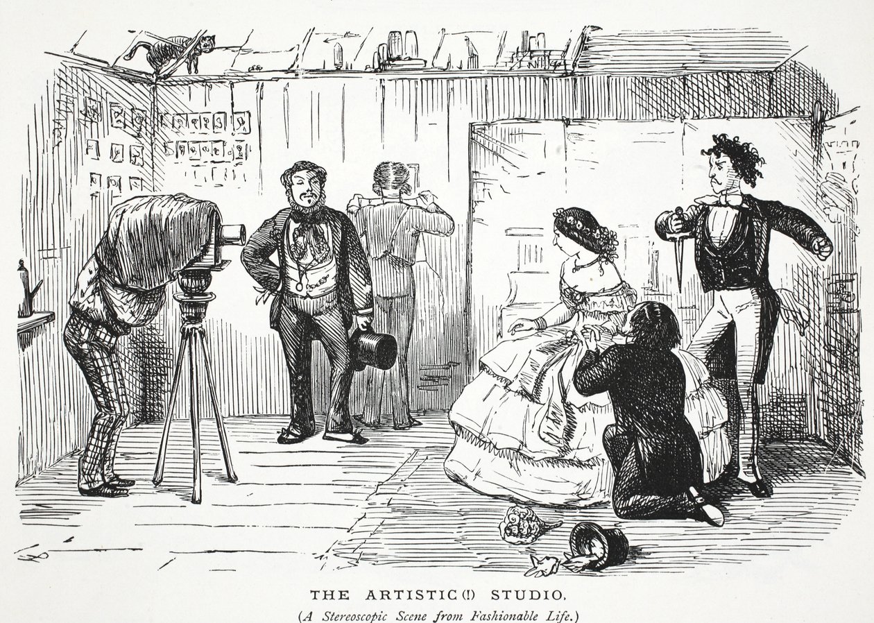 The Artistic Studio by John Leech