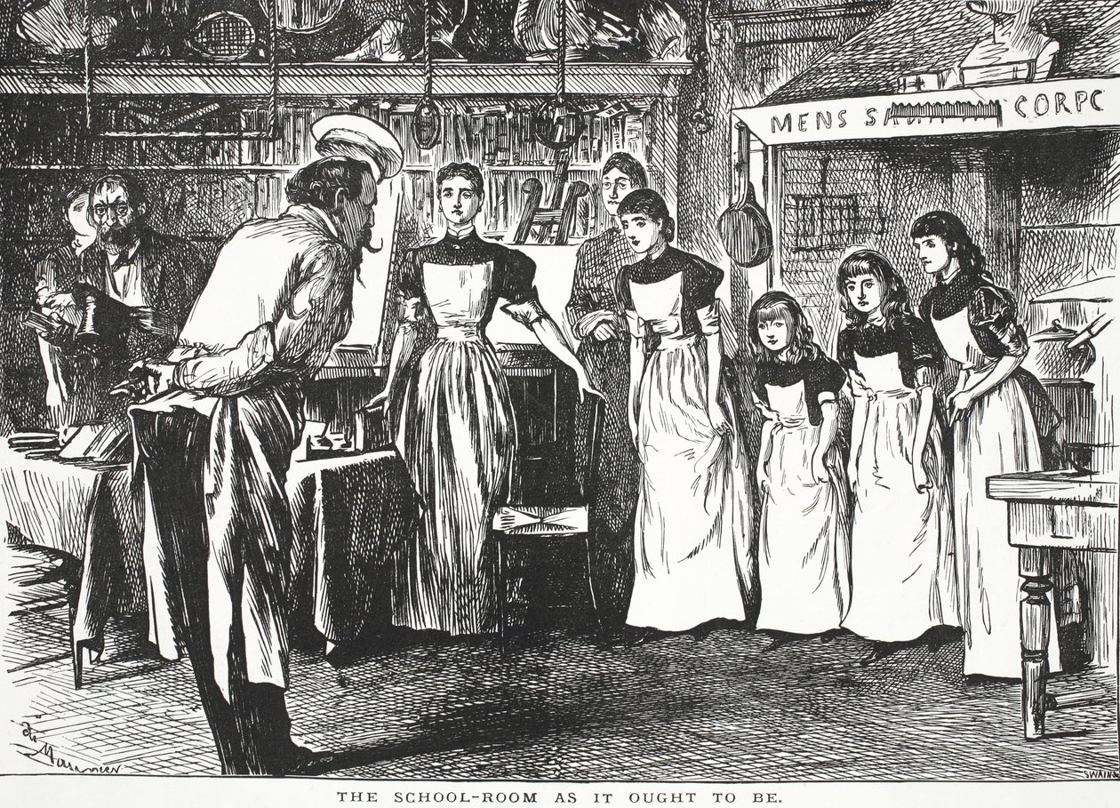 The School-room as It Ought to Be by John Leech