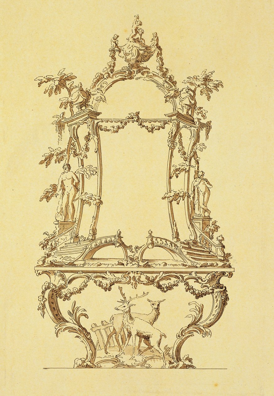 Design for a Console Table by John Linnell