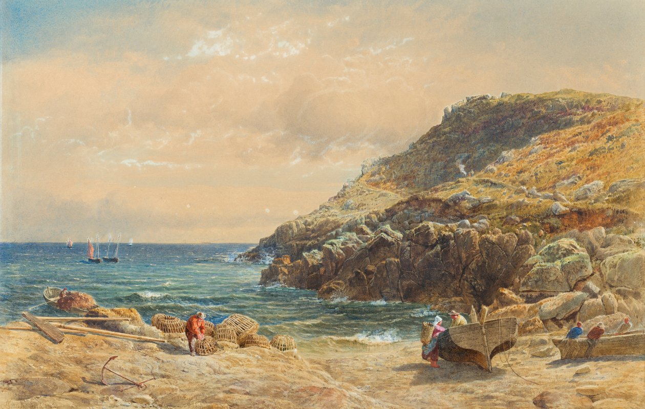 Landscape on the Cornish Coast by John Mogford