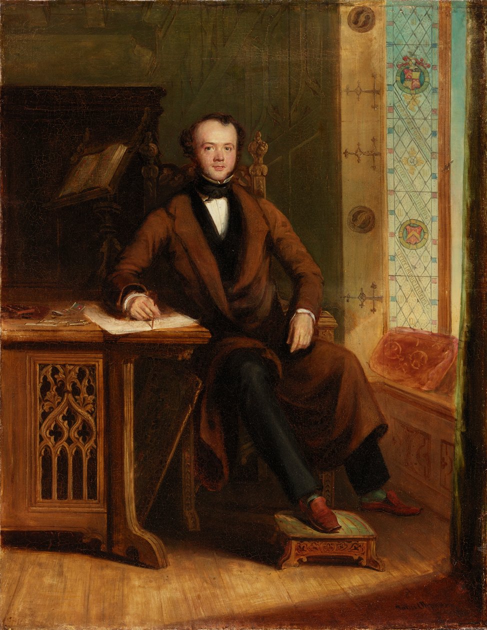Portrait of William Wailes by John Oliphant