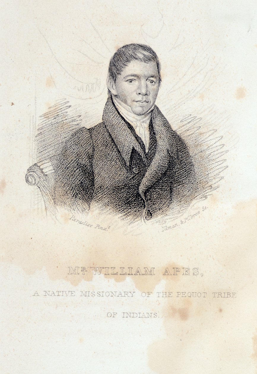 Portrait of William Apes, Engraved by Illman and Pilbrow by John Paradise