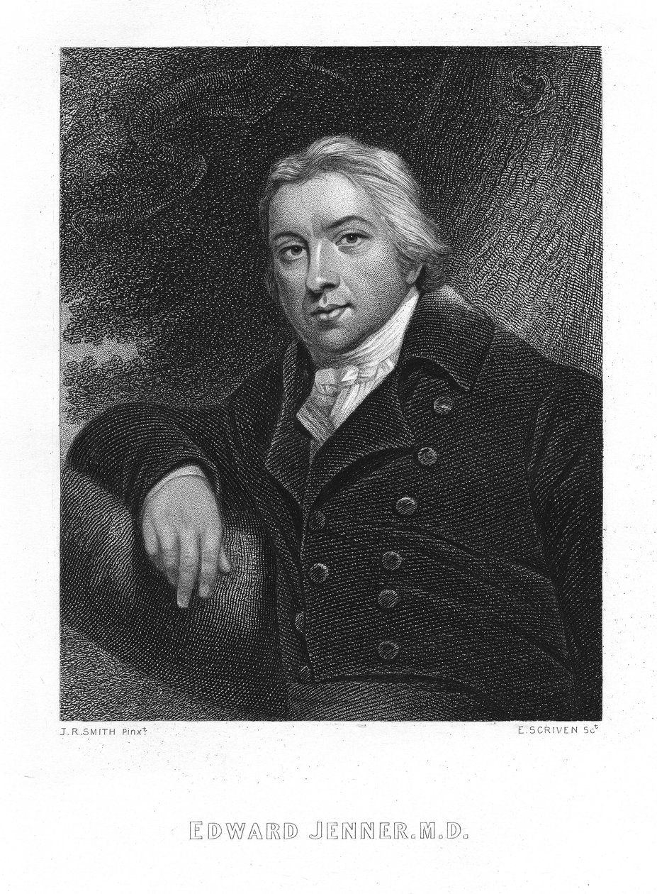 Edward Jenner, engraved by E. Scriven by John Raphael Smith
