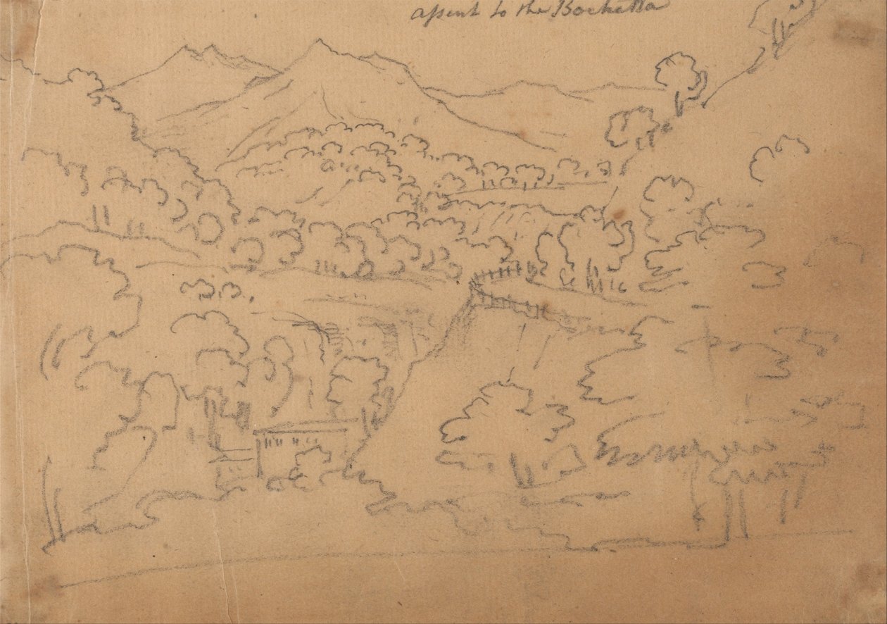 Ascent to the Bochetta by John Robert Cozens