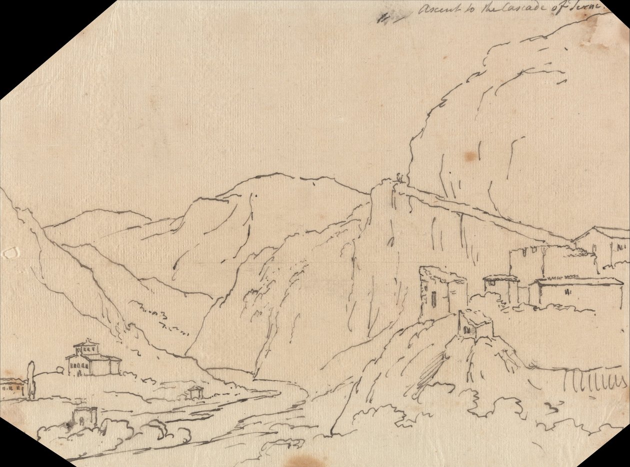 Ascent to the Cascade of Terni by John Robert Cozens