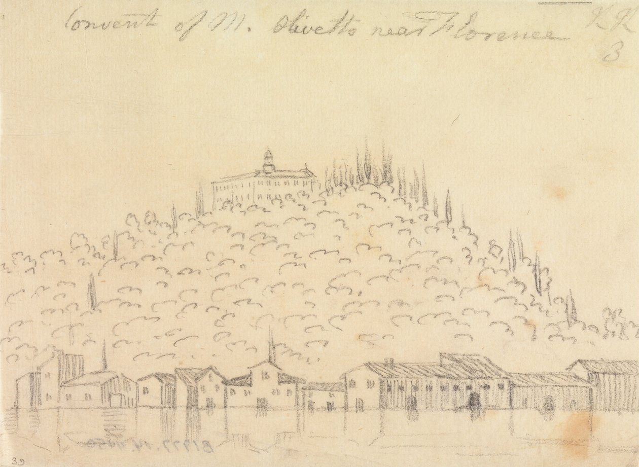 Convent of Monte Olivetto near Florence by John Robert Cozens