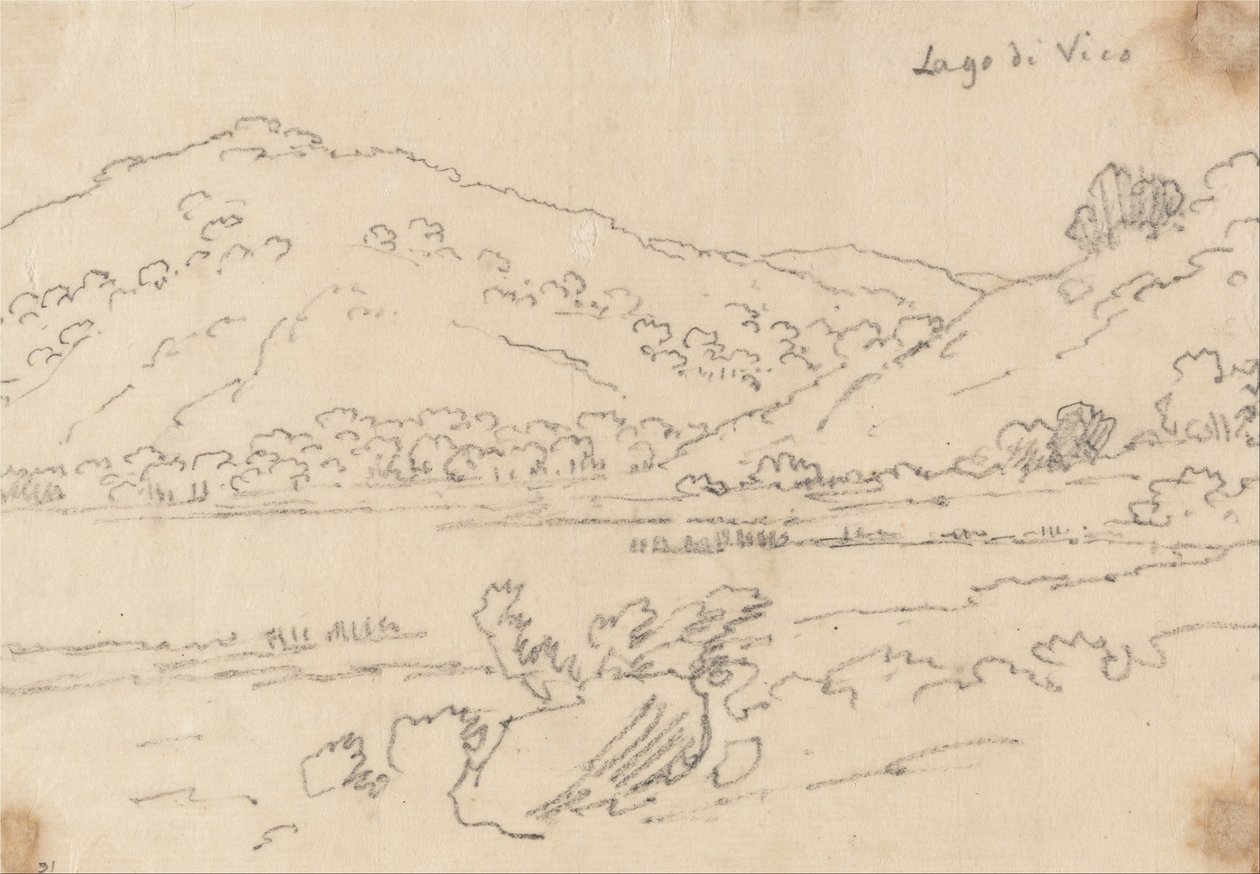 Lago di Vico by John Robert Cozens