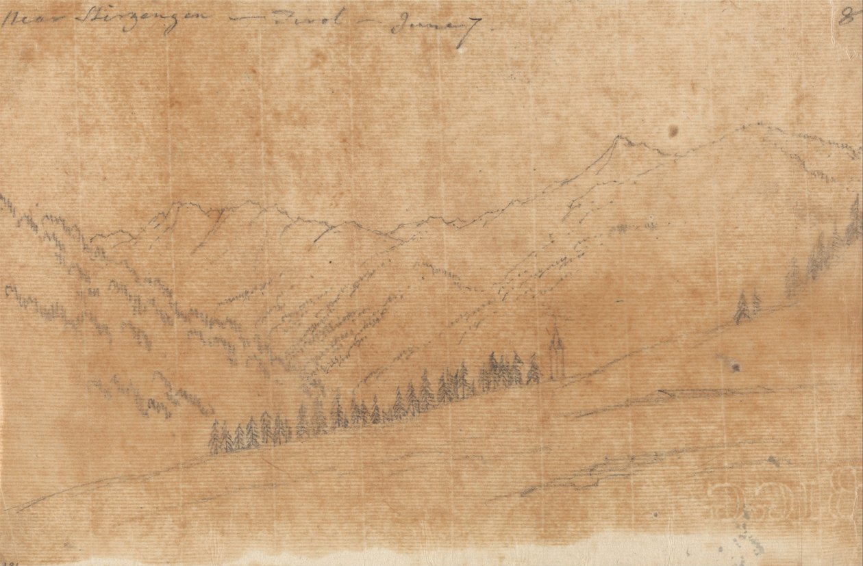 Near Sherzing, Tirol, June 7 by John Robert Cozens