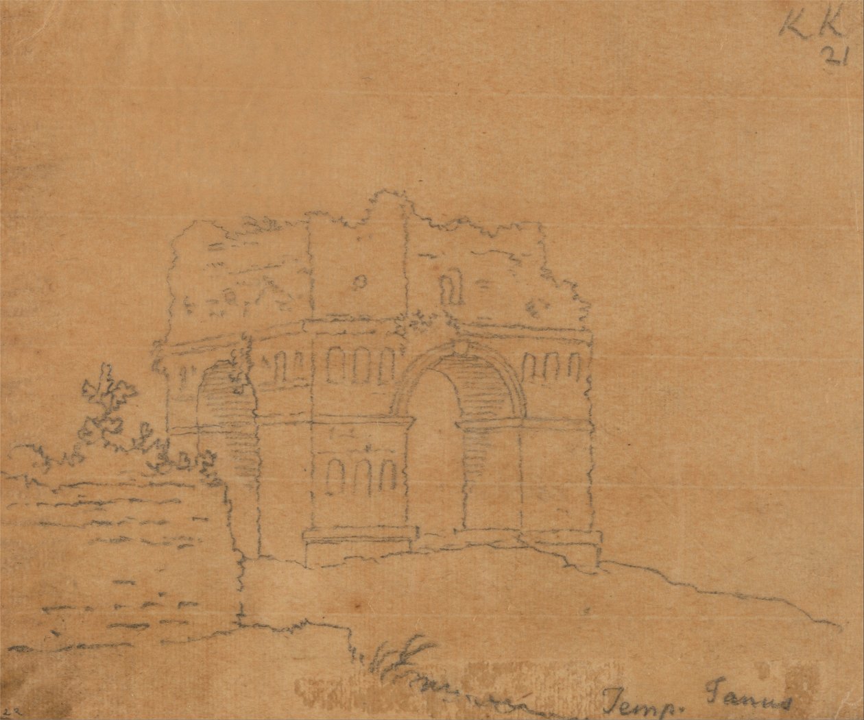 Temple of Janus by John Robert Cozens